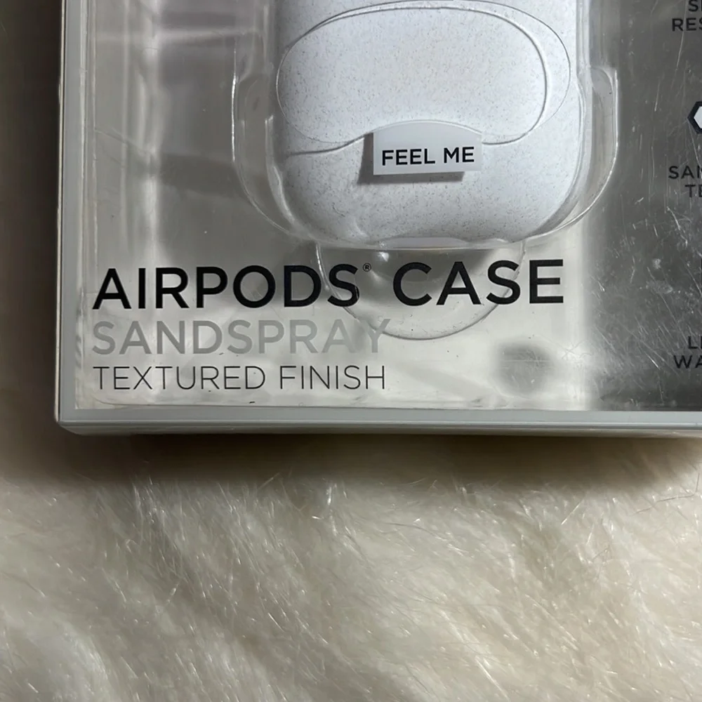 iHOME AirPods Case Sandspary Texture Finish